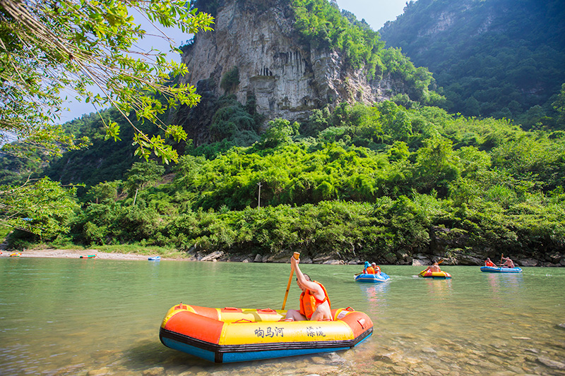 响马河漂流